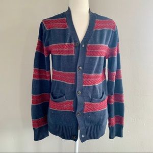 College Varsity Cardigan Sweater
